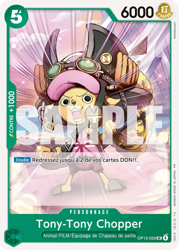 Carte One Piece OP13-030 Tony-Tony Chopper (Tournoi 3e anniversaire) | LorenZone