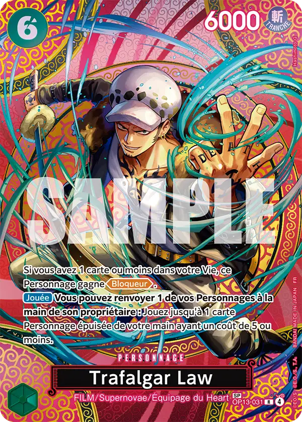 Carte One Piece OP13-031 Trafalgar Law | LorenZone