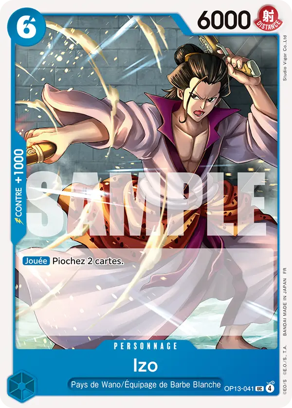 Carte One Piece OP13-041 Izo (Tournoi 3e anniversaire) | LorenZone