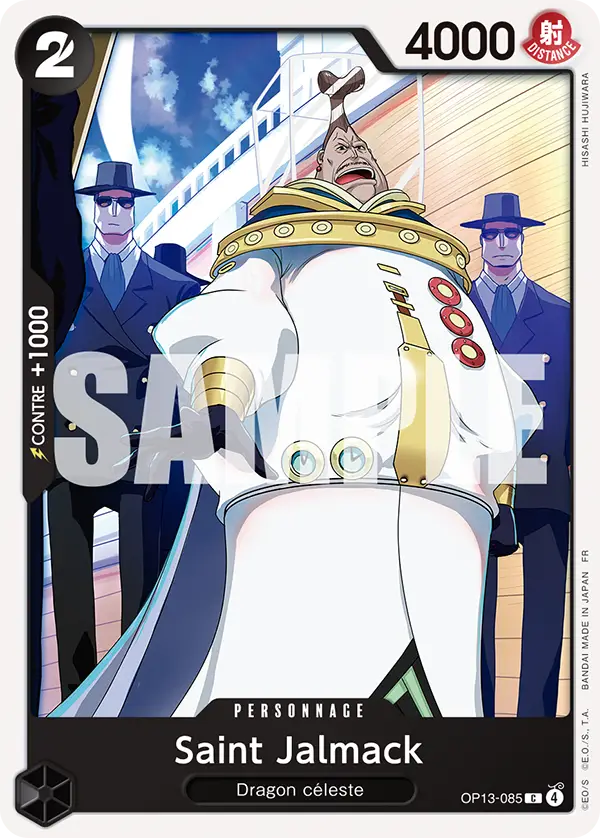 Carte One Piece OP13-085 Saint Jalmack (Tournoi 3e anniversaire) | LorenZone
