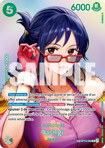 Carte One Piece Tashigi OP14-029 V2 - L'Heure de la Bataille Décisive