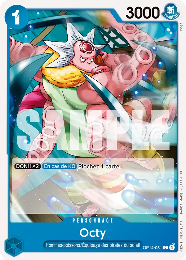 Carte One Piece OP14-051 Octy (Événement de sortie) | LorenZone