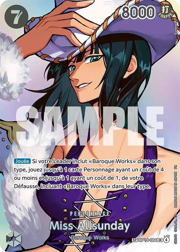 Carte One Piece OP14-084 Miss Allsunday V3 | LorenZone