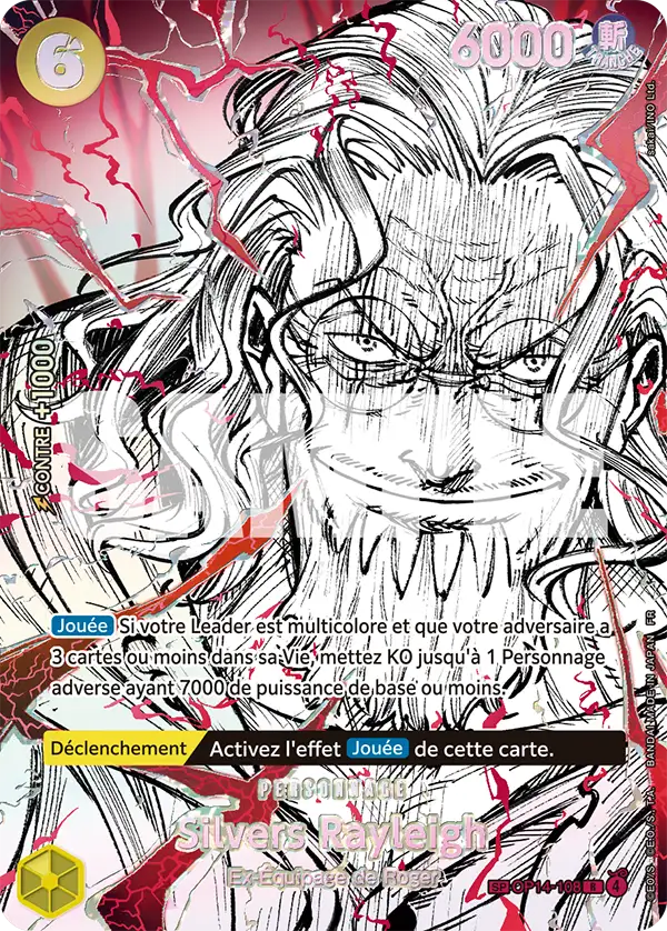 Carte One Piece OP14-108 Silvers Rayleigh V4 | LorenZone