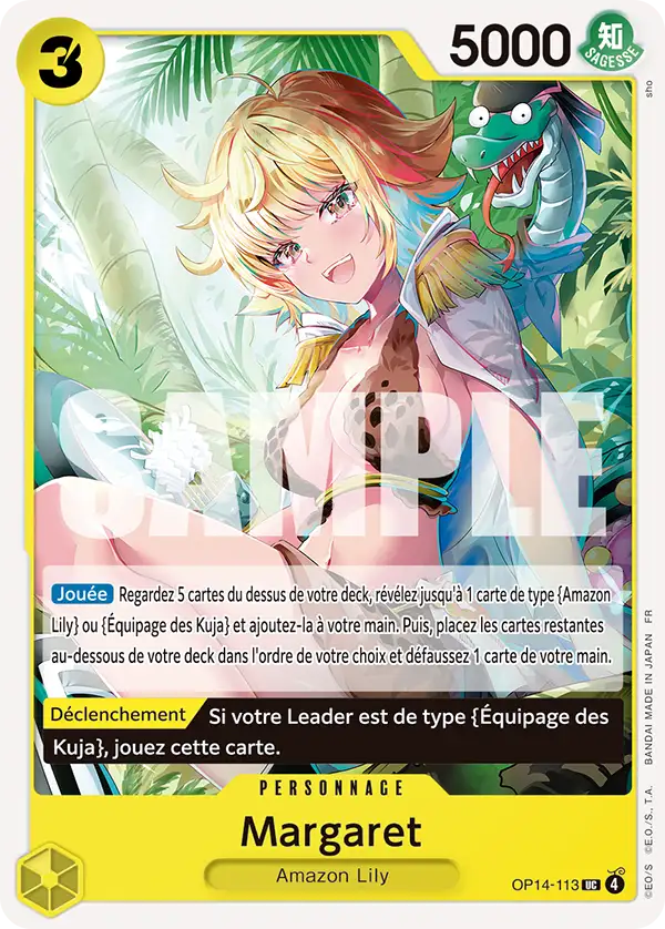 Carte One Piece OP14-113 Margaret (Événement de sortie) | LorenZone