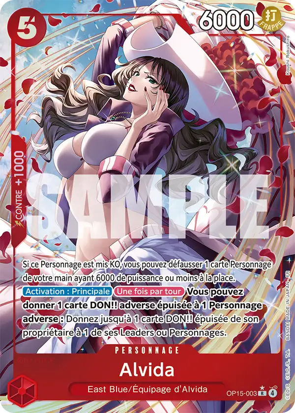 Carte One Piece OP15-003 Alvida V2 | LorenZone