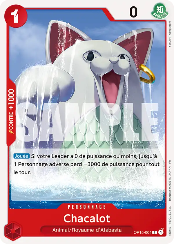 Carte One Piece OP15-004 Chacalot | LorenZone