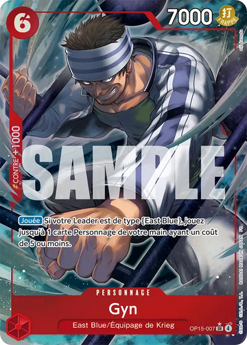 Carte One Piece Gyn OP15-007 V2 - Aventure sur l'Île de Dieu