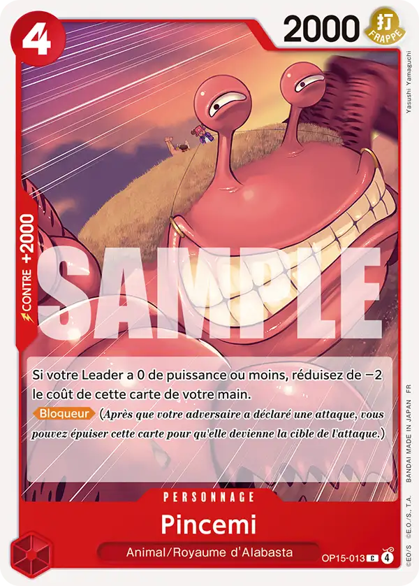 Carte One Piece OP15-013 Pincemi | LorenZone