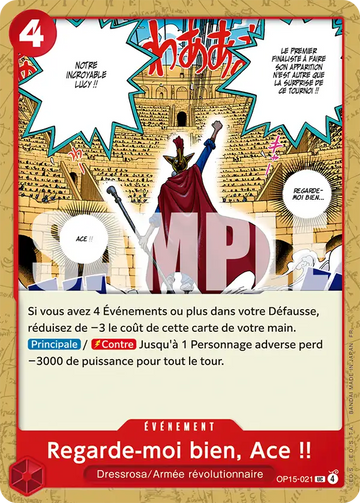 Carte One Piece Regarde-moi bien, Ace !! OP15-021 - Aventure sur l'Île de Dieu