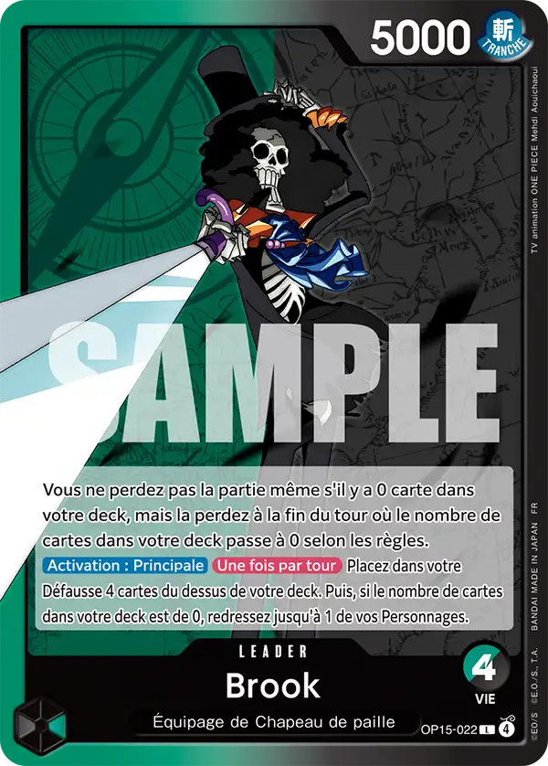 Carte One Piece OP15-022 Brook V1 | LorenZone