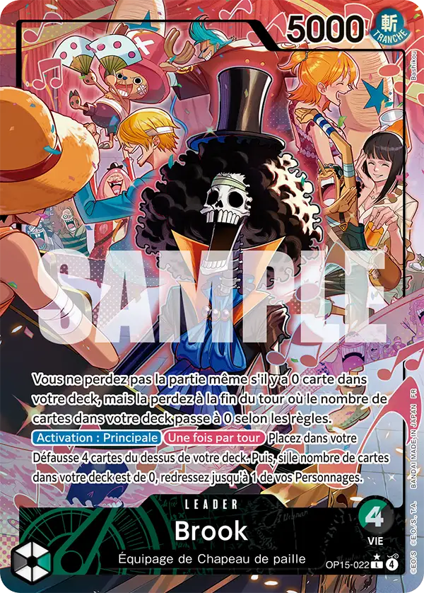 Carte One Piece OP15-022 Brook V2 | LorenZone