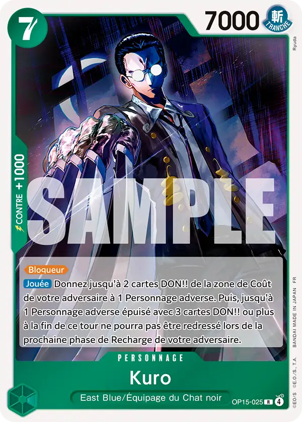 Carte One Piece OP15-025 Kuro V1 | LorenZone