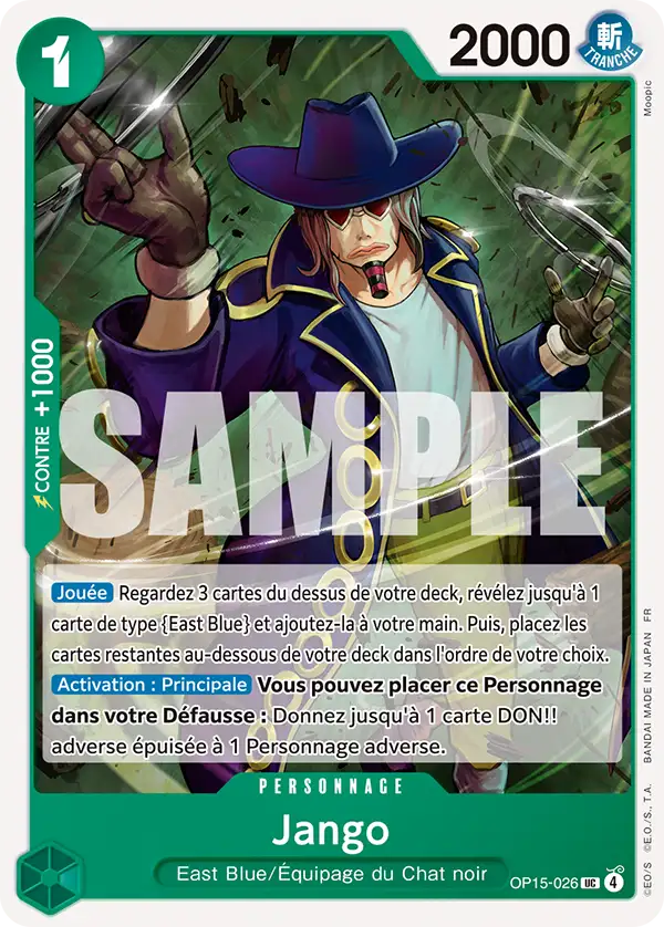 Carte One Piece OP15-026 Jango | LorenZone