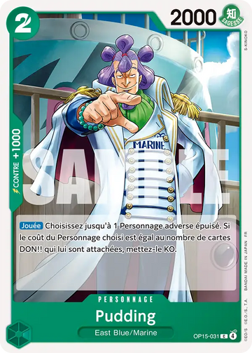 Carte One Piece Pudding OP15-031 - Aventure sur l'Île de Dieu