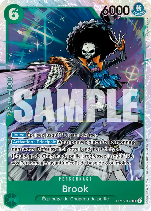Carte One Piece OP15-032 Brook V1 | LorenZone