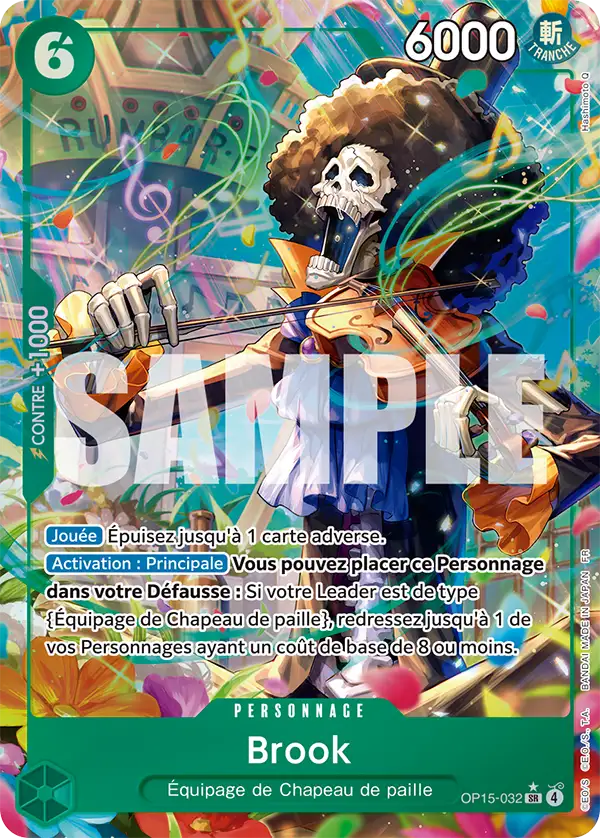 Carte One Piece OP15-032 Brook V2 | LorenZone