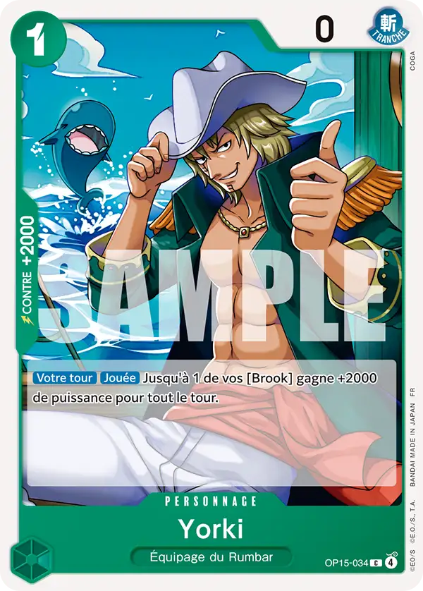 Carte One Piece OP15-034 Yorki | LorenZone