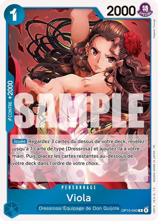 Carte One Piece OP15-040 Viola | LorenZone
