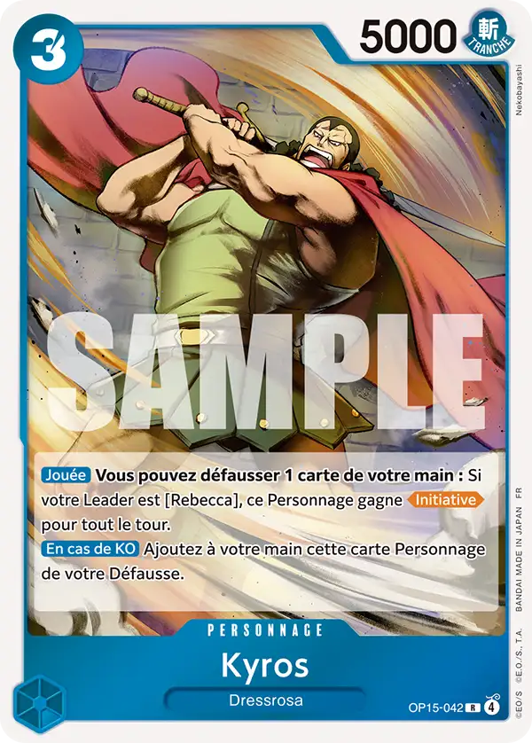 Carte One Piece OP15-042 Kyros | LorenZone