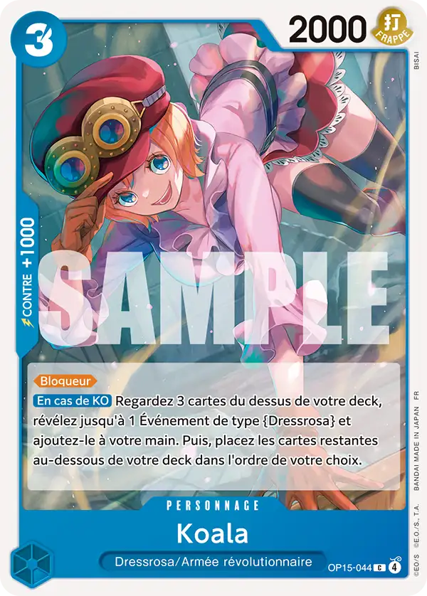 Carte One Piece OP15-044 Koala | LorenZone