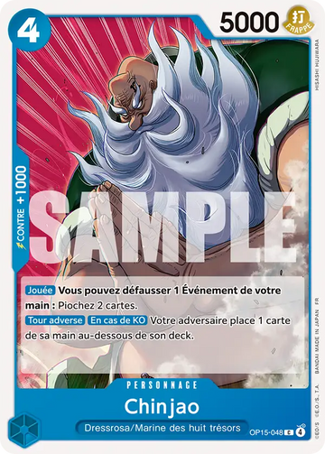 Carte One Piece Chinjao OP15-048 - Aventure sur l'Île de Dieu