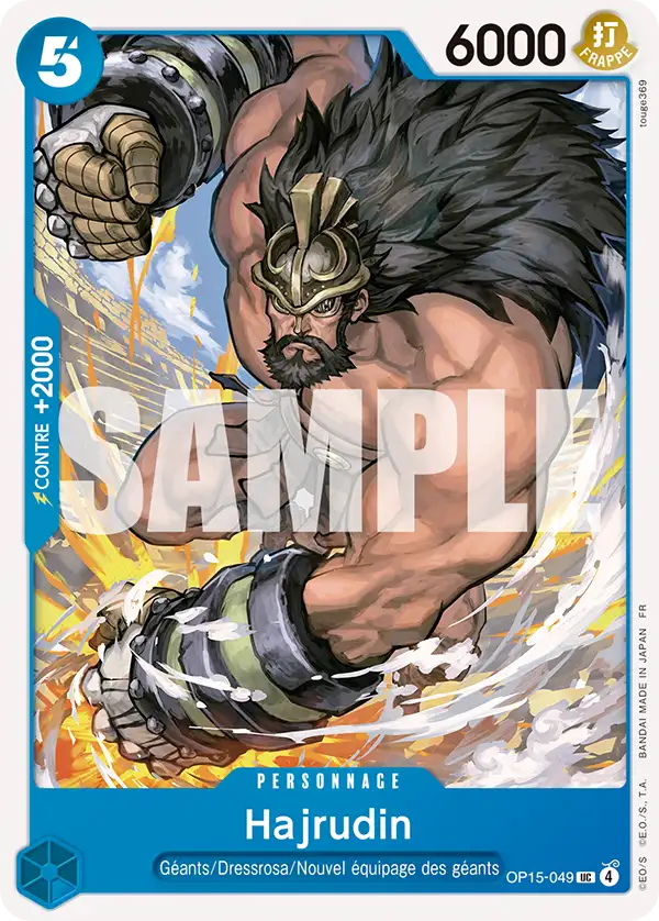 Carte One Piece OP15-049 Hajrudin | LorenZone