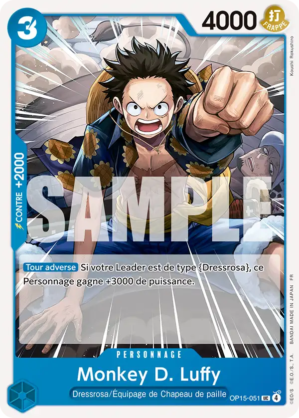 Carte One Piece OP15-051 Monkey D. Luffy | LorenZone