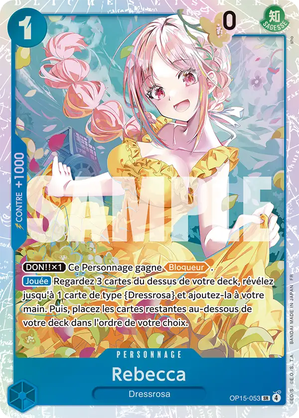 Carte One Piece OP15-053 Rebecca V1 | LorenZone