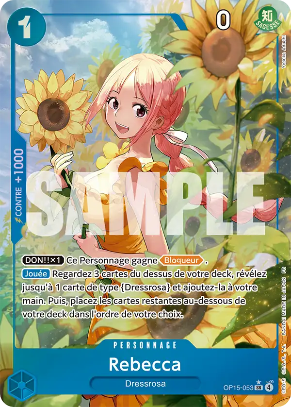 Carte One Piece OP15-053 Rebecca V2 | LorenZone