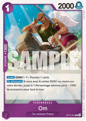 Carte One Piece Om OP15-061 V1 - Aventure sur l'Île de Dieu