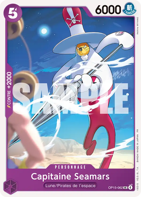 Carte One Piece OP15-062 Capitaine Seamars | LorenZone