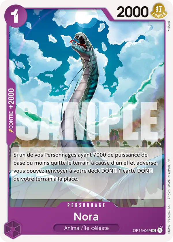 Carte One Piece OP15-069 Nora | LorenZone