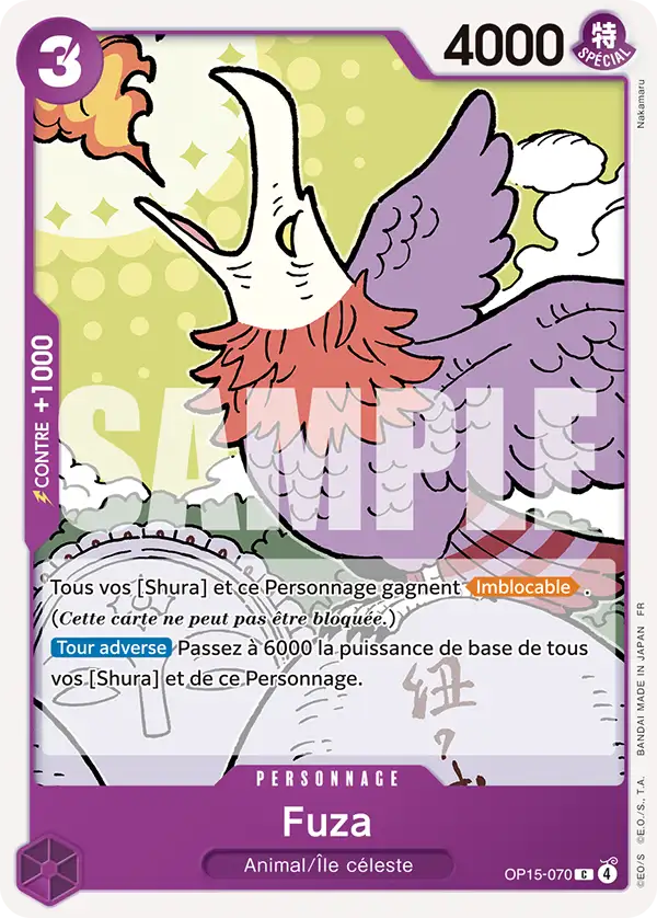 Carte One Piece OP15-070 Fuza | LorenZone