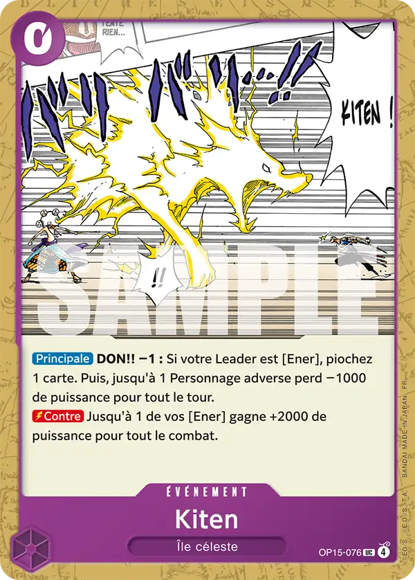 Carte One Piece OP15-076 Kiten | LorenZone