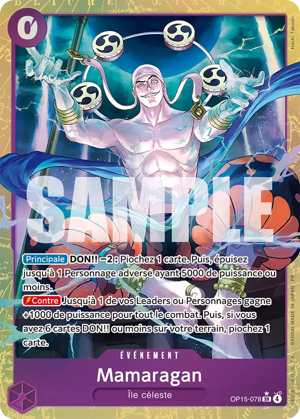 Carte One Piece OP15-078 Mamaragan V2 | LorenZone