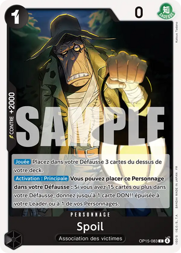 Carte One Piece Spoil OP15-083 - Aventure sur l'Île de Dieu