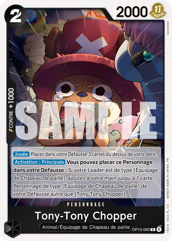 Carte One Piece OP15-085 Tony-Tony Chopper | LorenZone