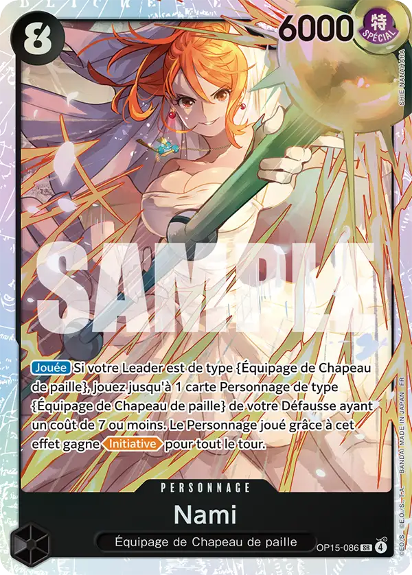 Carte One Piece OP15-086 Nami V1 | LorenZone