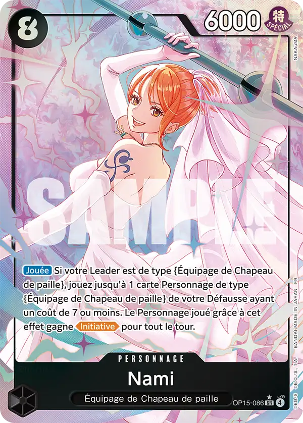 Carte One Piece OP15-086 Nami V2 | LorenZone