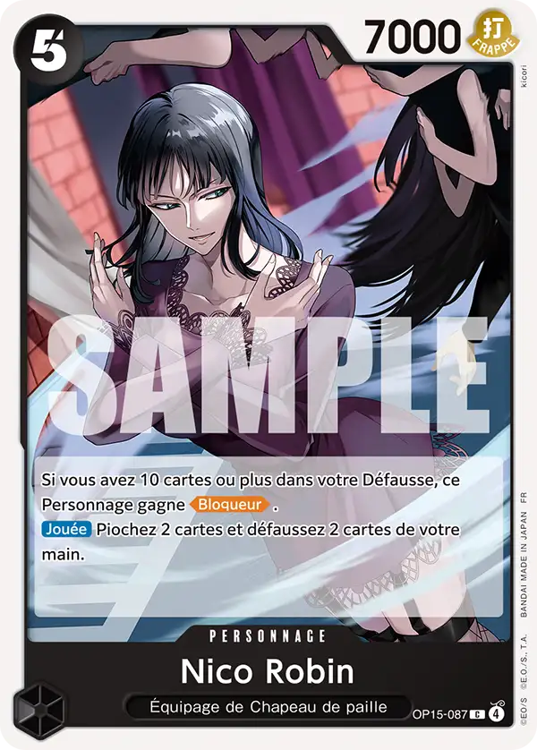 Carte One Piece OP15-087 Nico Robin | LorenZone