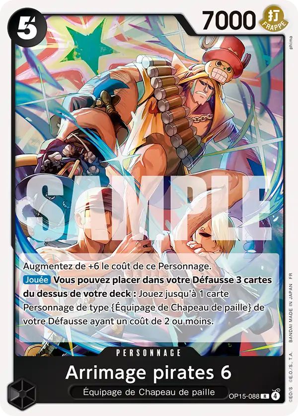 Carte One Piece OP15-088 Arrimage pirates 6 | LorenZone