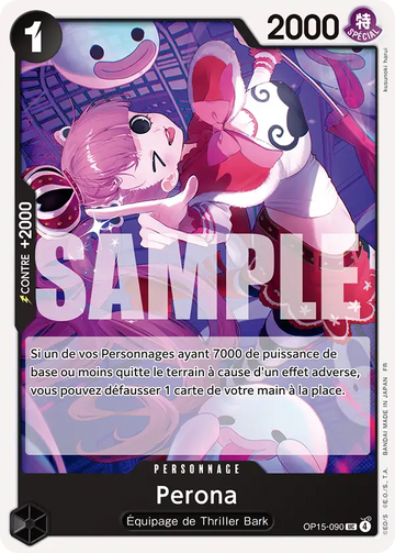 Carte One Piece Perona OP15-090 - Aventure sur l'Île de Dieu