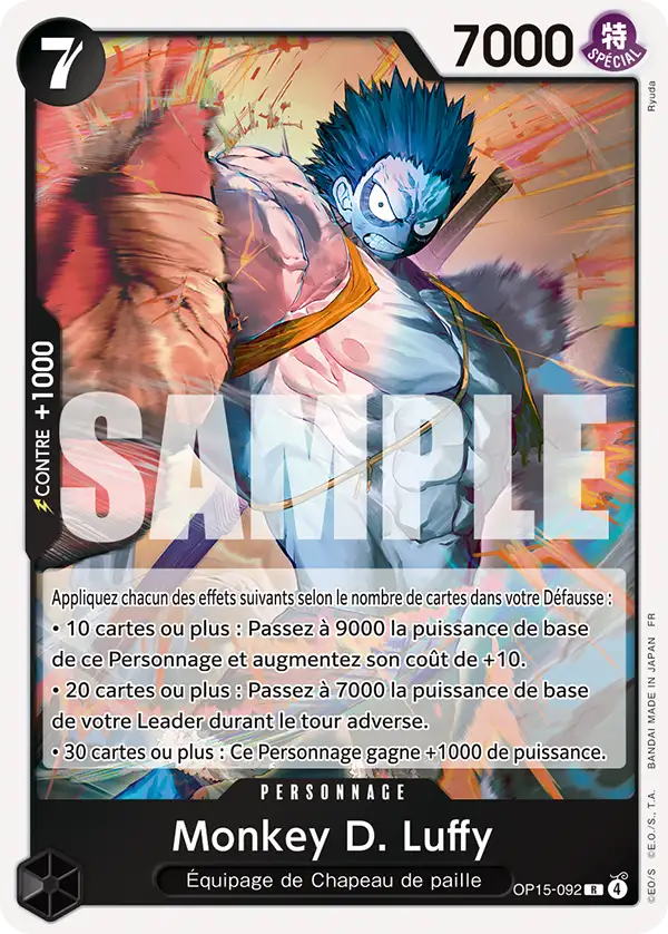 Carte One Piece OP15-092 Monkey D. Luffy V1 | LorenZone