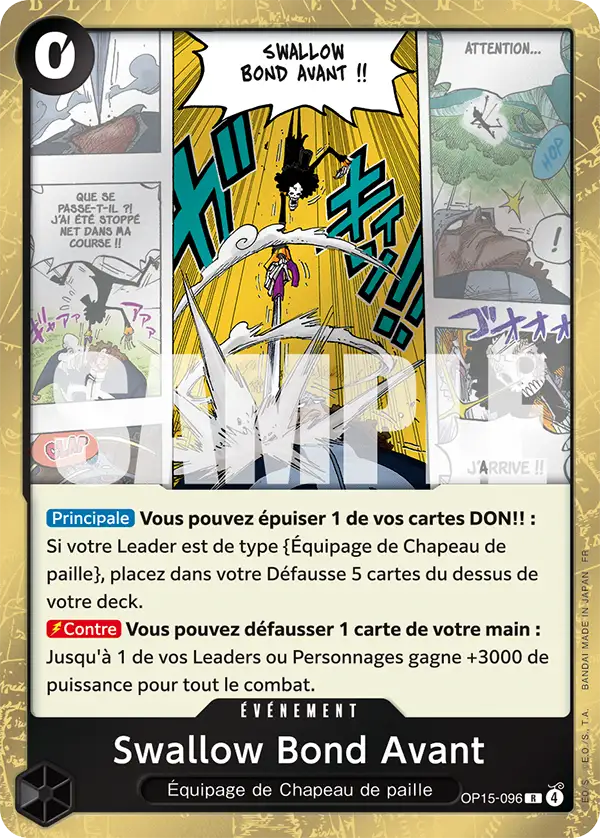 Carte One Piece OP15-096 Swallow Bond Avant | LorenZone