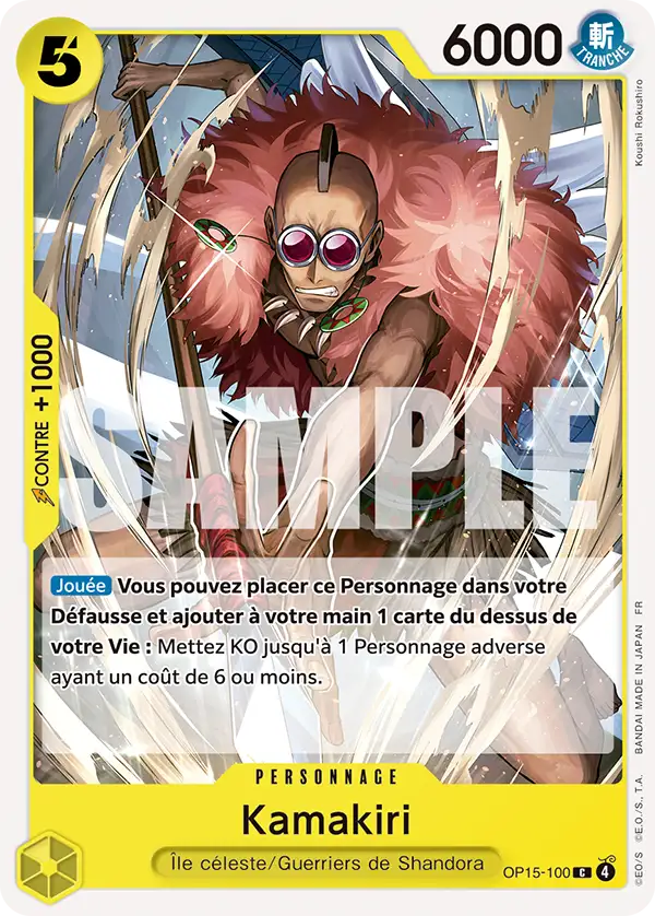 Carte One Piece OP15-100 Kamakiri | LorenZone