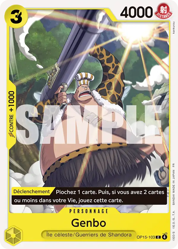 Carte One Piece OP15-103 Genbo | LorenZone