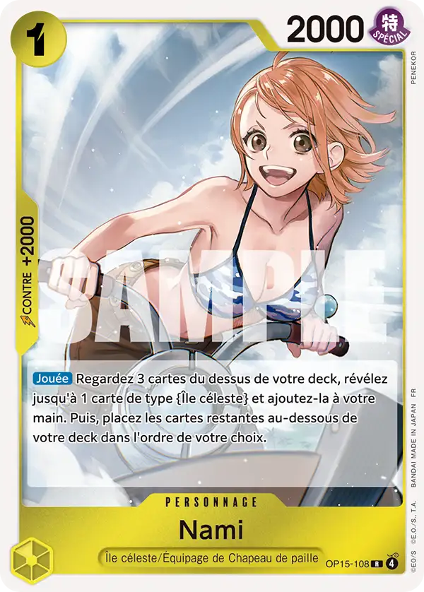 Carte One Piece OP15-108 Nami | LorenZone