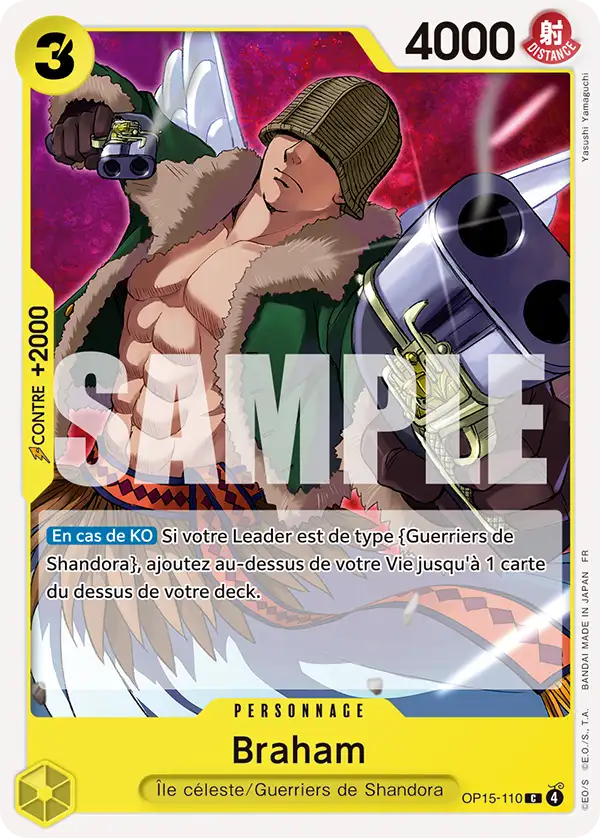 Carte One Piece OP15-110 Braham | LorenZone