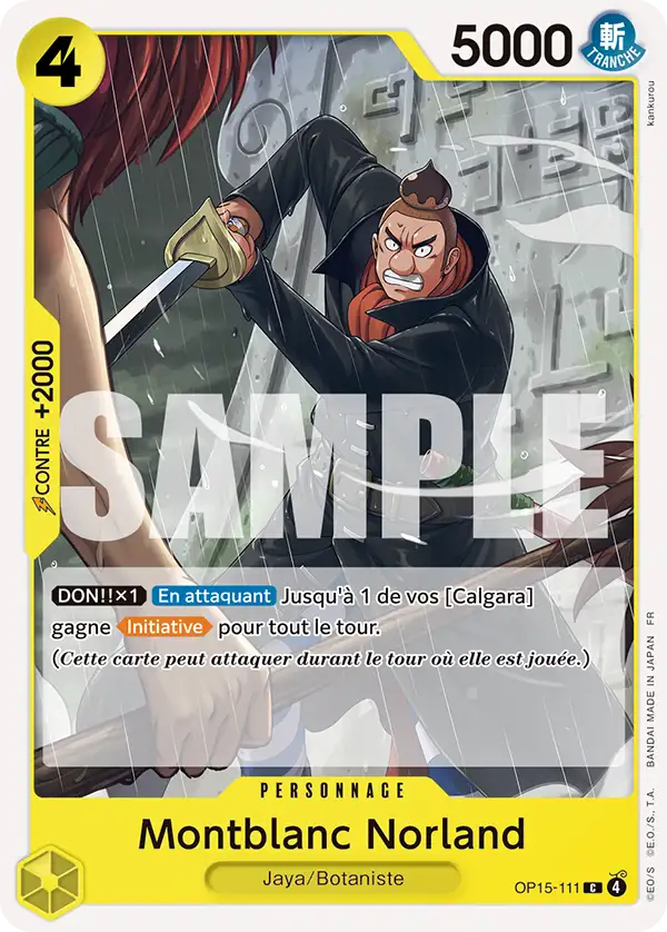 Carte One Piece OP15-111 Montblanc Norland | LorenZone